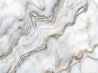 Obraz premium Abstract White Onyx Marble Texture Background with Elegant Veining and Flowing Lines
