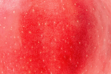 Red apple texture. Macro photo of apple skin. Vitamins, fruit