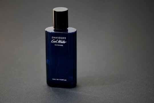 Netherlandfs. December 2024. Several bottles of luxury perfume for men.