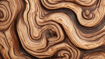 Swirling wood grain texture background, nature, abstract art, design