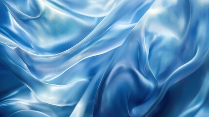 Obraz premium An abstract image with shades of blue, capturing the essence of shyness and tranquility. 