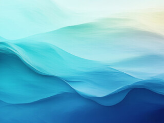 An ocean-inspired gradient with teal, aqua, and deep blue shades creates a serene, smooth, and refreshing background.