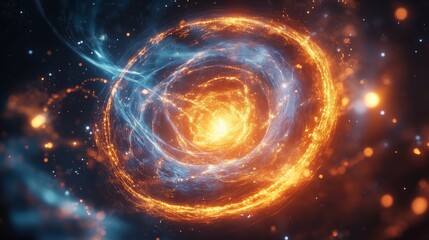 Captivating Cosmic Vortex of Light in the Universe