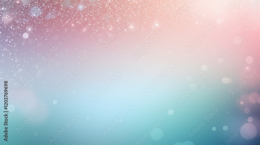 Poster magical sparkling background digital art abstract design soft colors festive atmosphere