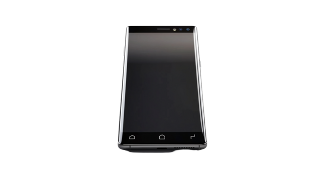 Modern Smartphone with Blank Screen Perfect for Technology Designs Isolated on Transparent Background 