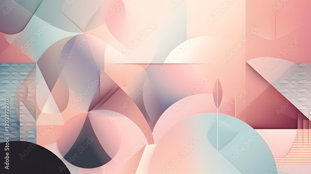 Poster abstract art composition digital medium colorful patterns modern design close-up visual aesthetics