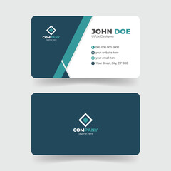 Minimalist Business Card Design Template