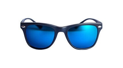 Fototapeta premium Pair of stylish sunglasses with polarized lenses for outdoor activities isolated on Transparent Background 