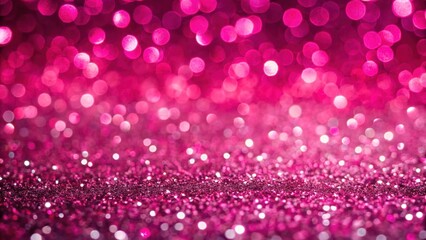 Shimmering Pink Glitter Background with Sparkling Bokeh Lights