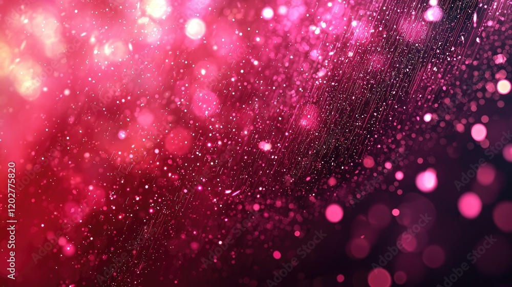 Poster Explore a captivating futuristic digital background featuring shimmering particles and data codes, perfect for technology, innovation, and digital art projects.