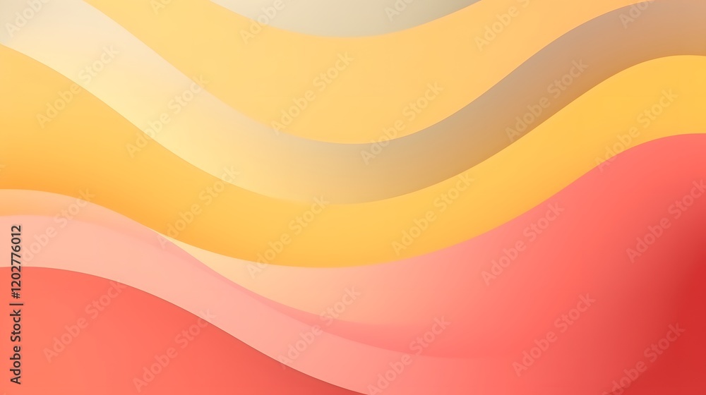 Poster flowing gradient patterns abstract digital artwork vibrant color palette creative design aesthetic v
