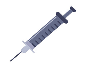 Syringe Icon Vector. Doctors often use syringes to prevent and treat malignant diseases