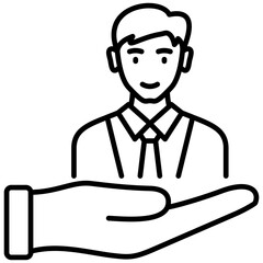 Obraz premium Mentor Icon