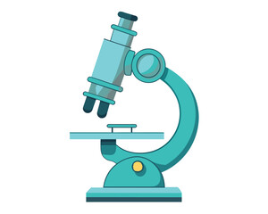 Microscope Icon symbol vector illustration isolated on white background