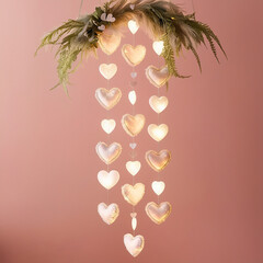 Heart-glowing garland. 
