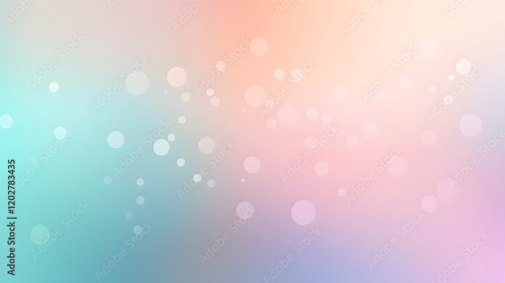 Poster soft bokeh background digital art abstract colorful blurry positive vibes