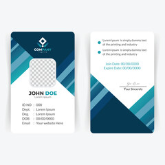 Unique Professional ID Card Design