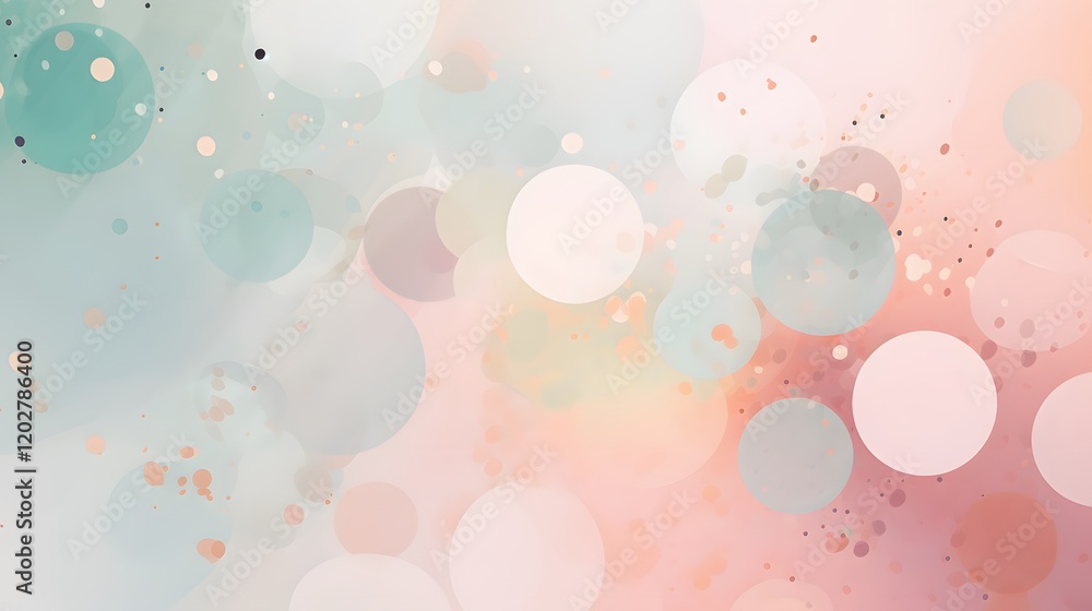 Poster abstract colorful bokeh background digital art creation soft colors creative space artistic viewpoin