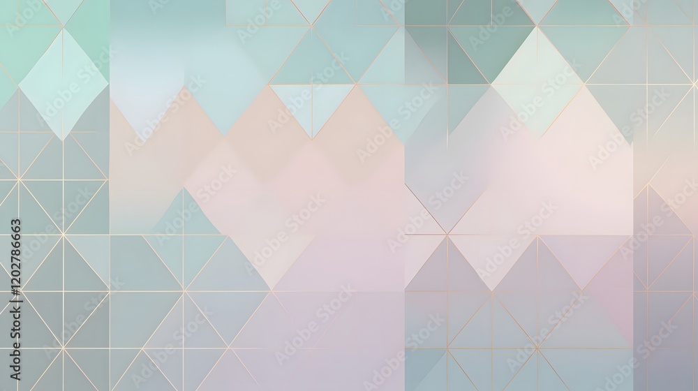 Aufkleber dynamic abstract geometric patterns digital space graphic design modern aesthetic bird's eye view cr