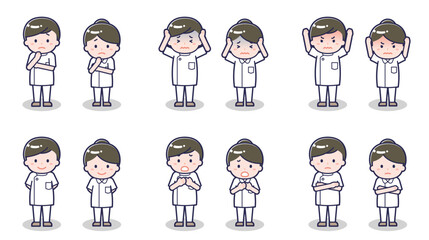 ナースの男女 05