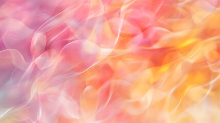 Obraz premium Abstract Pink And Orange Swirling Wave Background