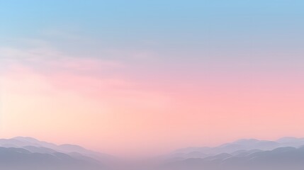 Fototapeta premium Serene sunset over mountain landscape nature photography tranquil environment aerial view captivating beauty