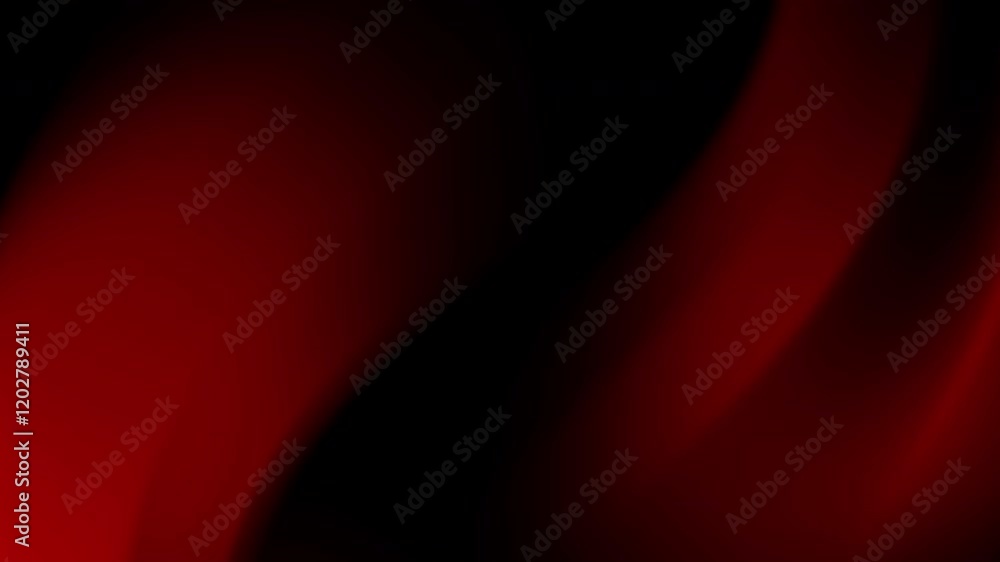 Wall mural abstract image featuring flowing red and black curves, creating a dynamic visual effect.