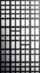 Abstract Black White Grid Pattern Geometric Design. AI Generated