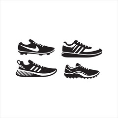 sport shoes isolated on white background