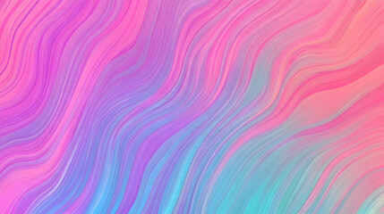 Obraz premium Abstract pastel wave background; colorful, flowing lines; ideal for websites, presentations, and social media
