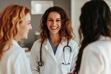 Fototapeta premium women's health services, professionals specializing in women care, supportive and empowering environment with modern facilities