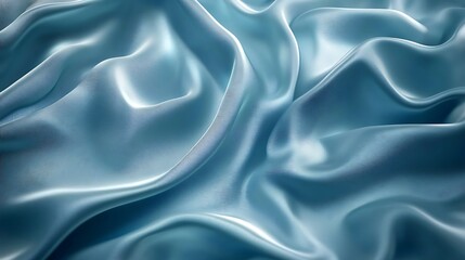 Obraz premium a close up of a blue fabric