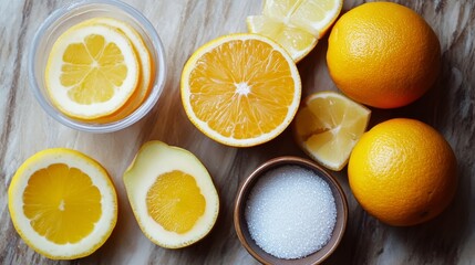 19.Ingredients for a homemade beauty mask