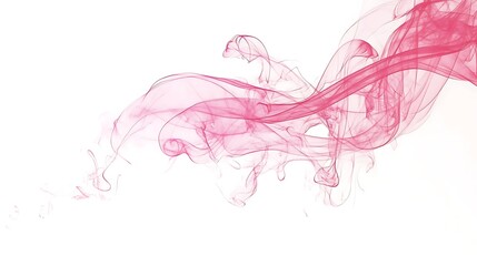 Abstract Pink Smoke Swirls Design Image