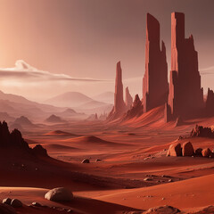 valley in the desert