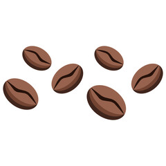 Coffee beans vector