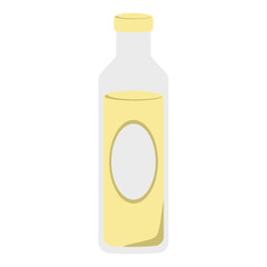 Cooking oil bottle vector