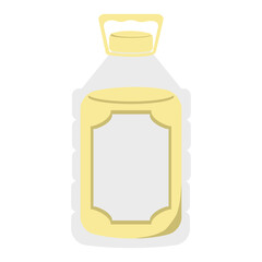 Cooking oil bottle vector
