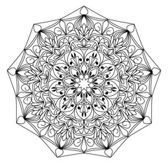 mandala design , relaxing and easy mandala art for tattoo design, vector mandala design9