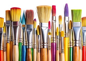 Artistic Paintbrushes Set - Detailed & High-Quality Illustration