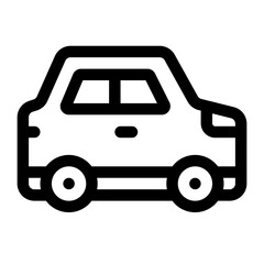 Car Line Icon. Single icon, line vector icon