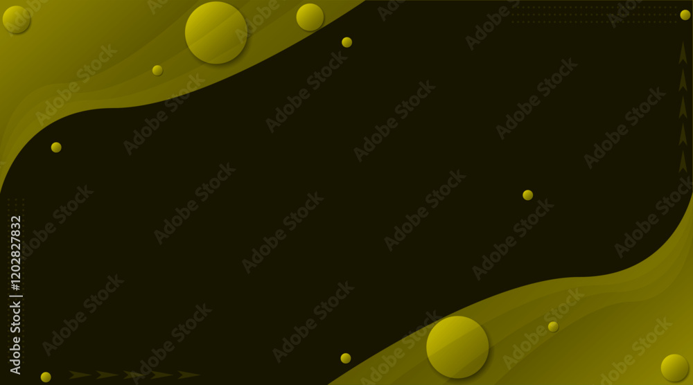 Poster abstract banner design with luxurious shape | 3d circular shape modern background for banner,present