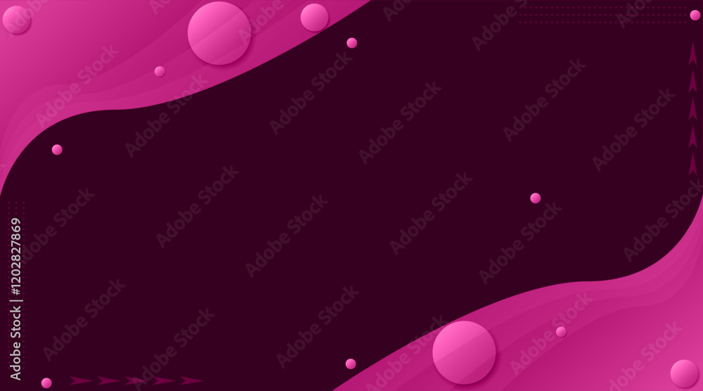 Poster abstract banner design with luxurious shape | 3d circular shape modern background for banner,present