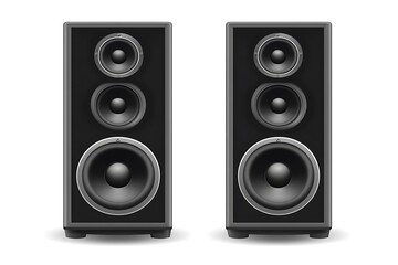Fototapeta premium High-Quality Studio Speakers - Modern Design