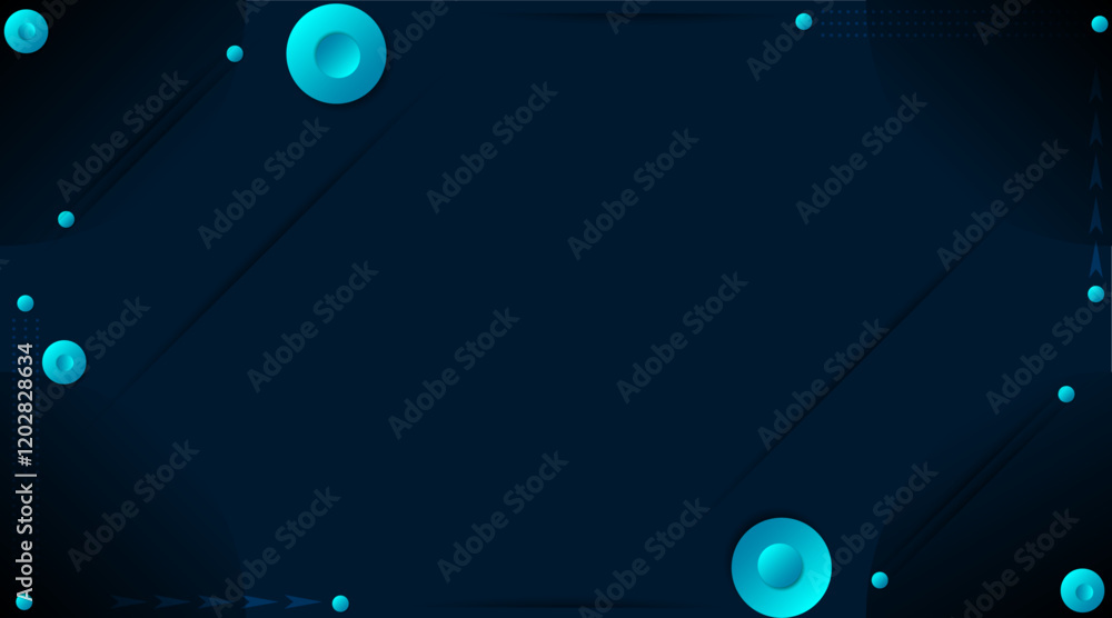 Poster abstract banner design with luxurious shape | 3d circular shape modern background for banner,present