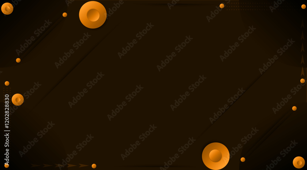 Poster abstract banner design with luxurious shape | 3d circular shape modern background for banner,present