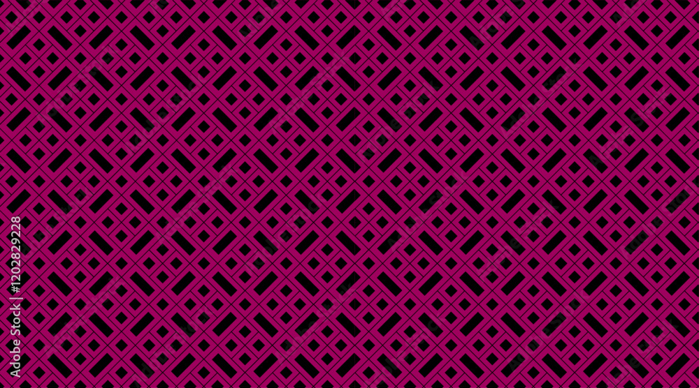 Aufkleber seamless pattern design with square and line vector shape | geometric shape pattern background for t