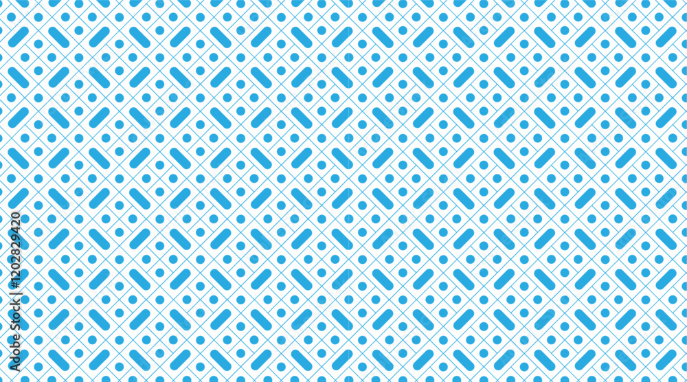 Aufkleber seamless pattern design with square and line vector shape | geometric shape pattern background for t