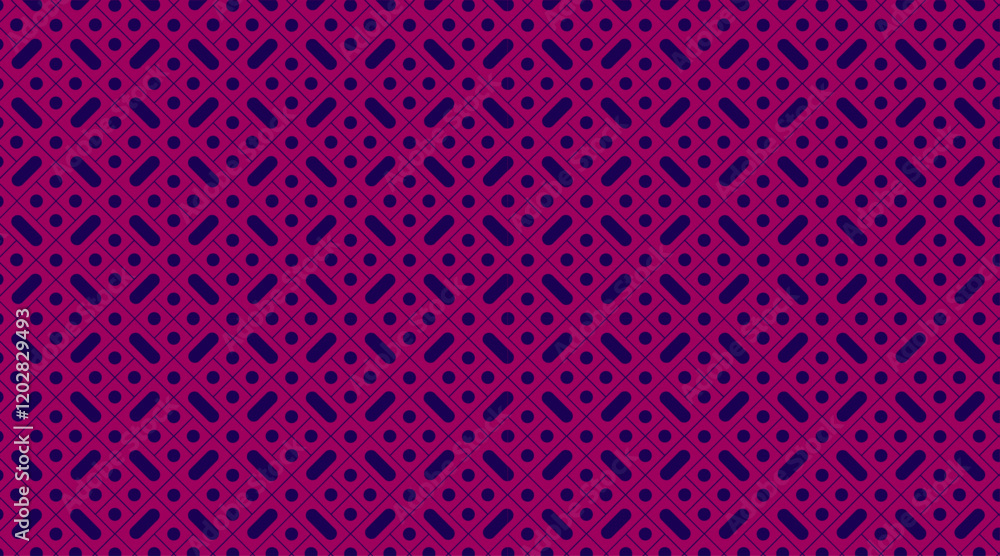 Aufkleber seamless pattern design with square and line vector shape | geometric shape pattern background for t