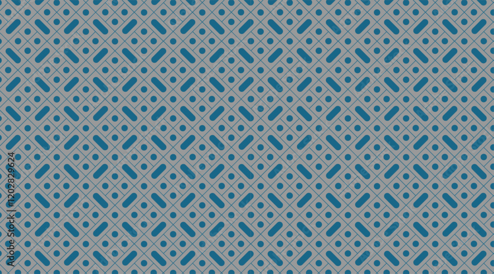 Aufkleber seamless pattern design with square and line vector shape | geometric shape pattern background for t